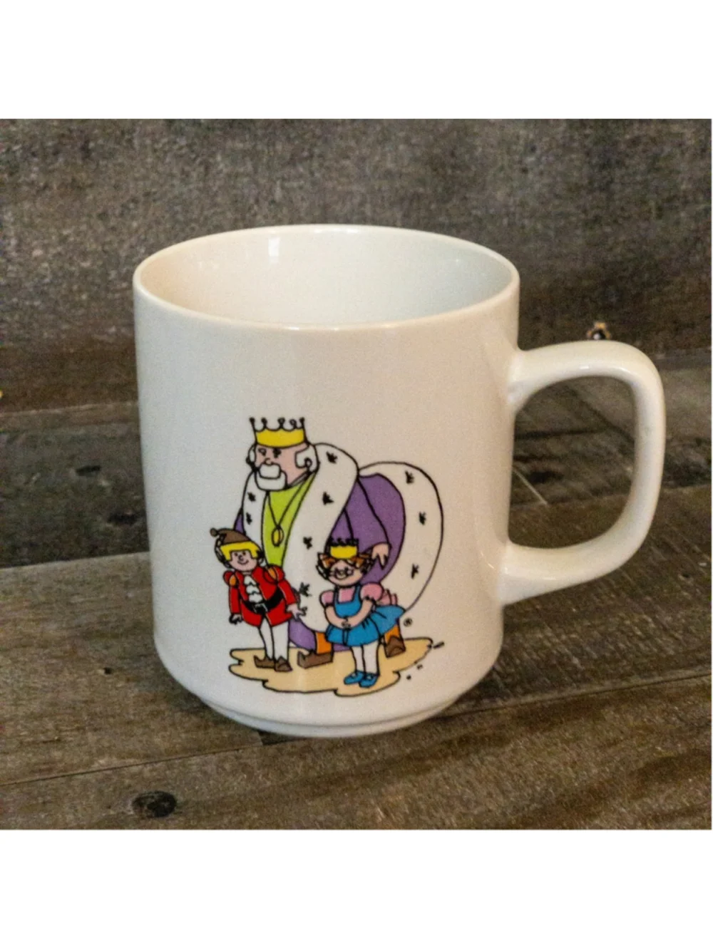 VINTAGE LOLLIPOP DRAGON TRUST COFFE CUP PEACE ON EARTH BEGINS WITHIN MUG 80S